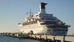 Progreso recibe al M/V Discovery.