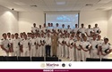 Cadetes del Buque Escuela Velero ARM Cuauhtémoc BE-01 visitan el Puerto de Progreso.